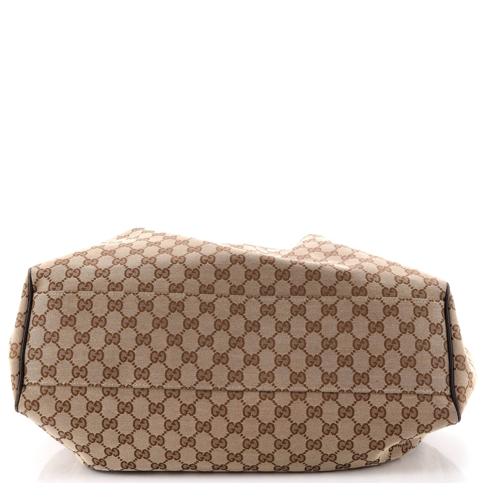 Sukey Tote GG Canvas with Leather Large