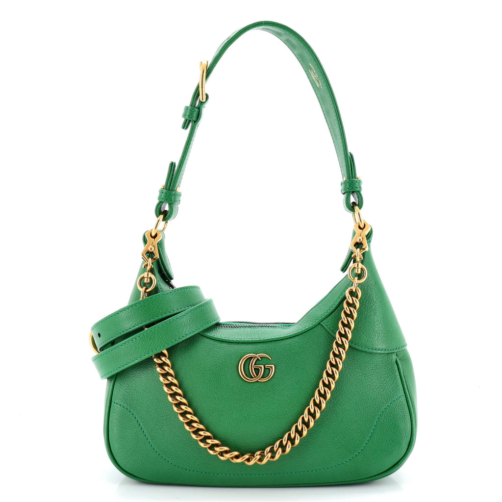 Aphrodite Zip Shoulder Bag Leather Small