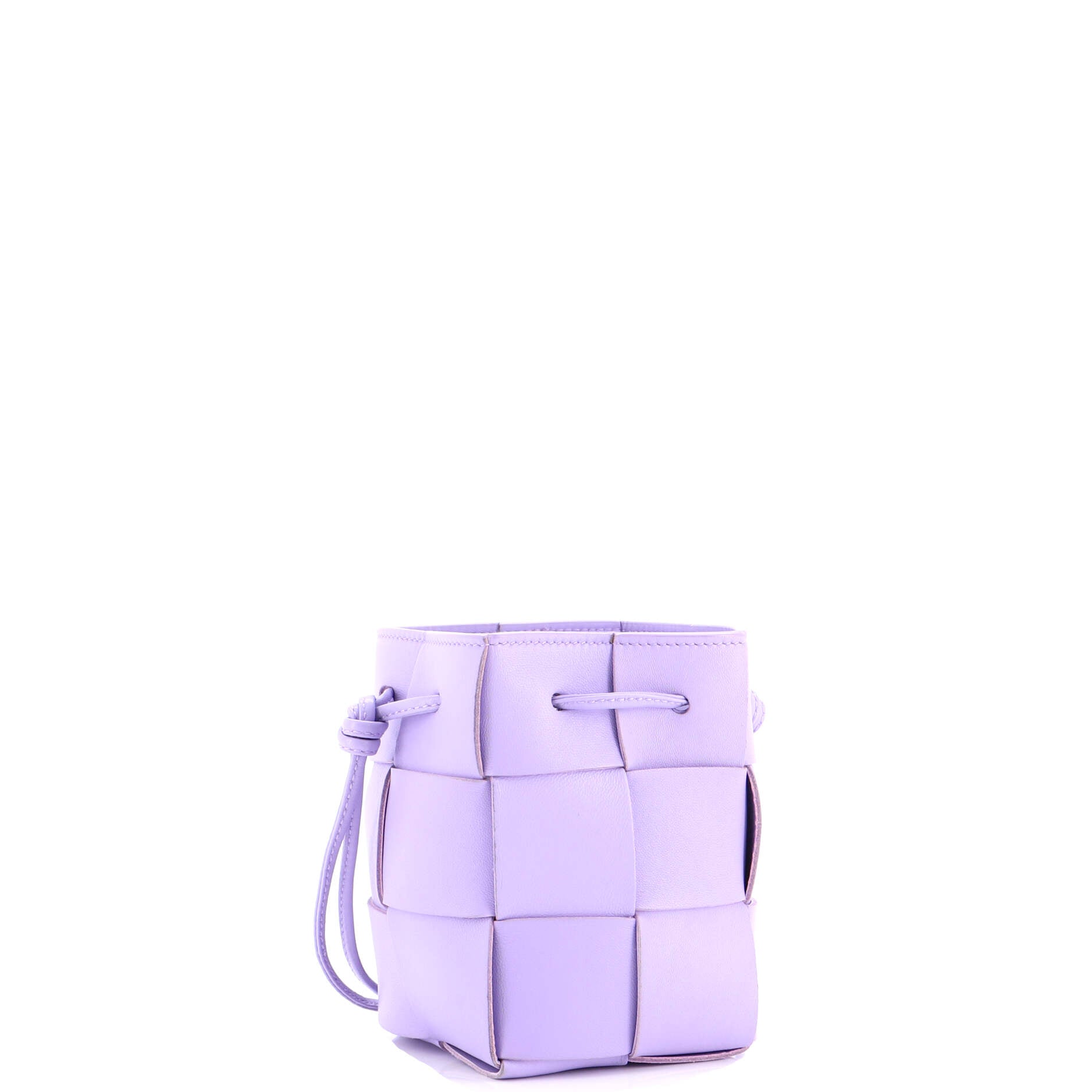 Cassette Bucket Bag Maxi Intrecciato Leather Mini