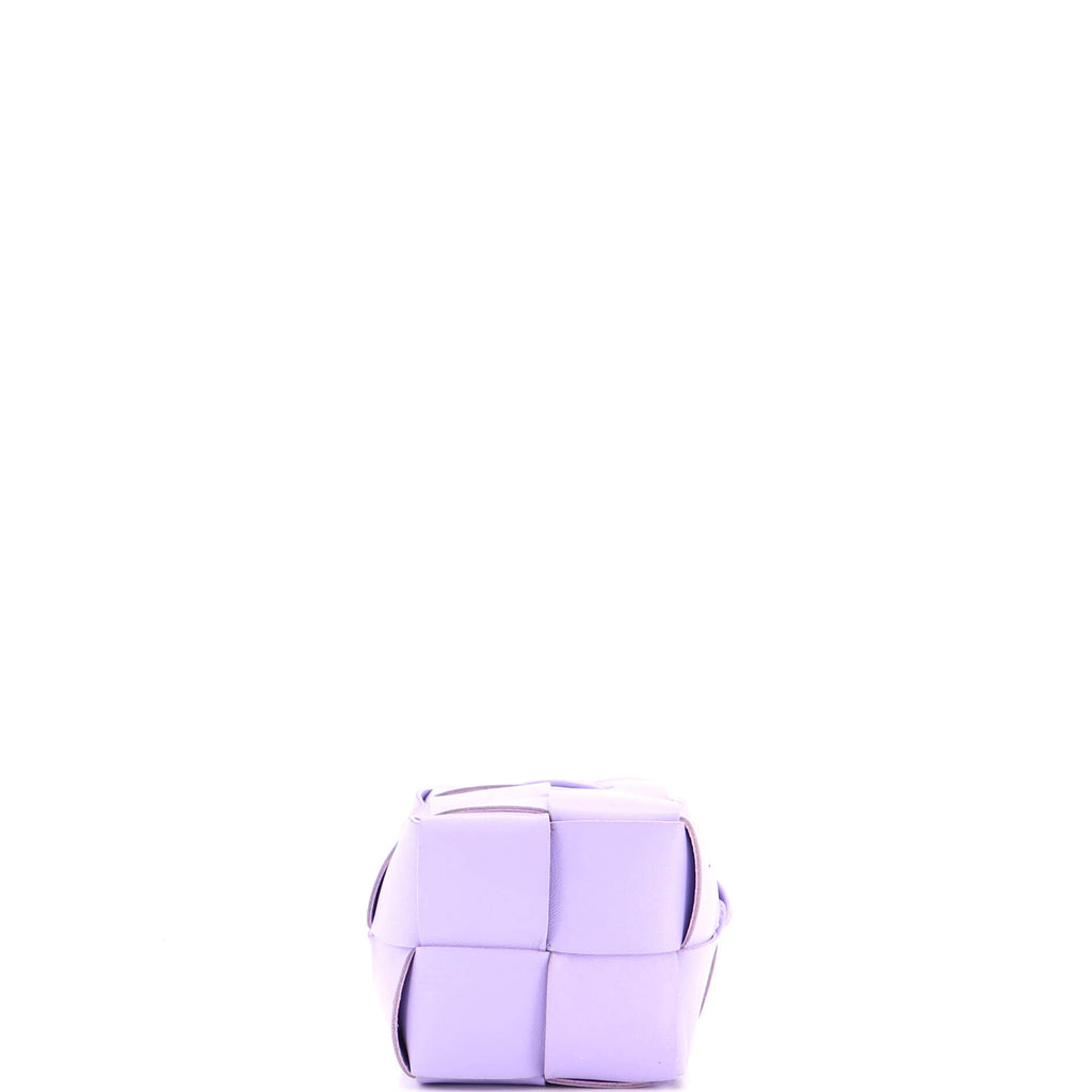 Cassette Bucket Bag Maxi Intrecciato Leather Mini