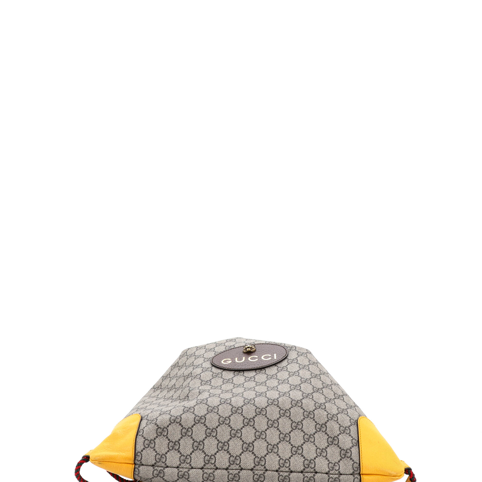 Neo Vintage Drawstring Backpack GG Coated Canvas Large