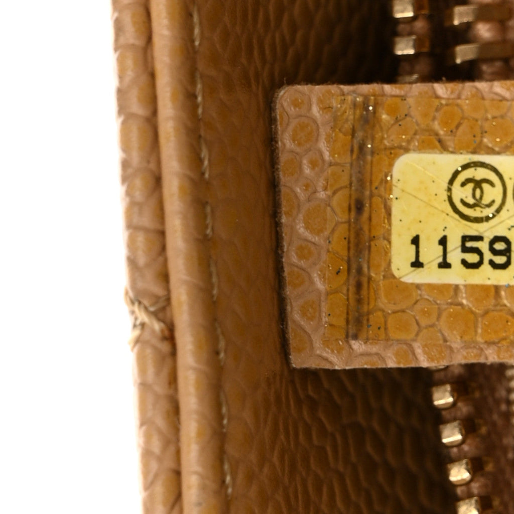 Caviar Quilted Grand Shopping Tote GST Beige Clair