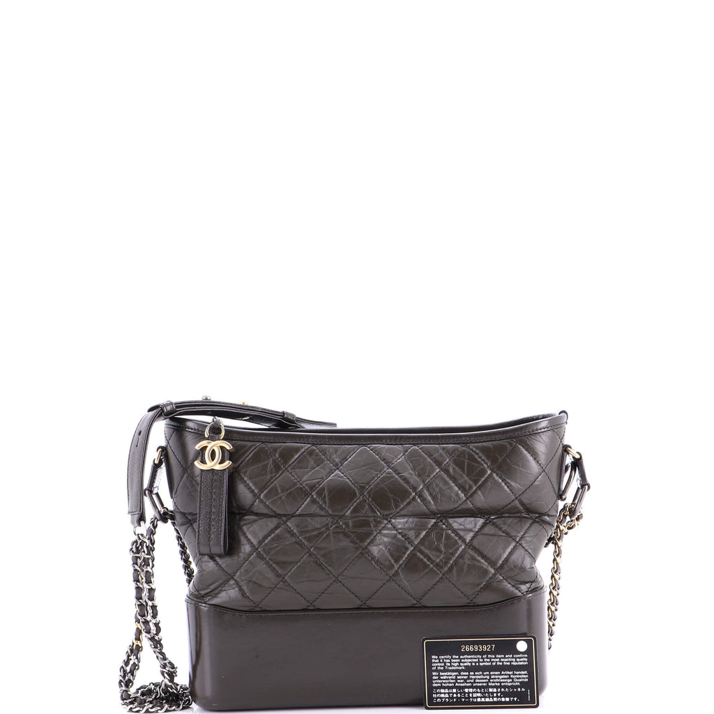 Gabrielle Hobo Quilted Aged Calfskin Medium