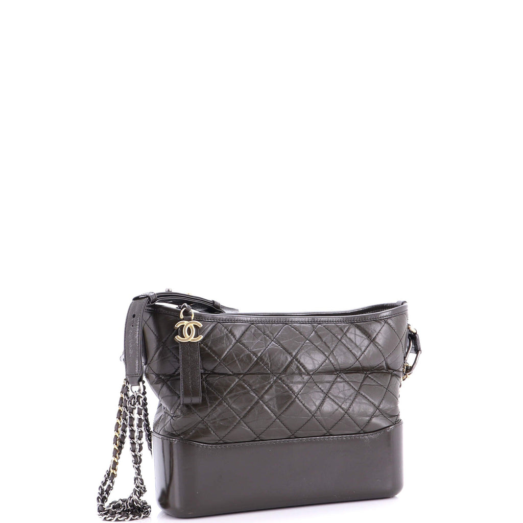 Gabrielle Hobo Quilted Aged Calfskin Medium