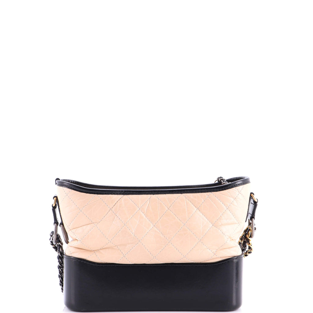 Gabrielle Hobo Quilted Aged Calfskin Small