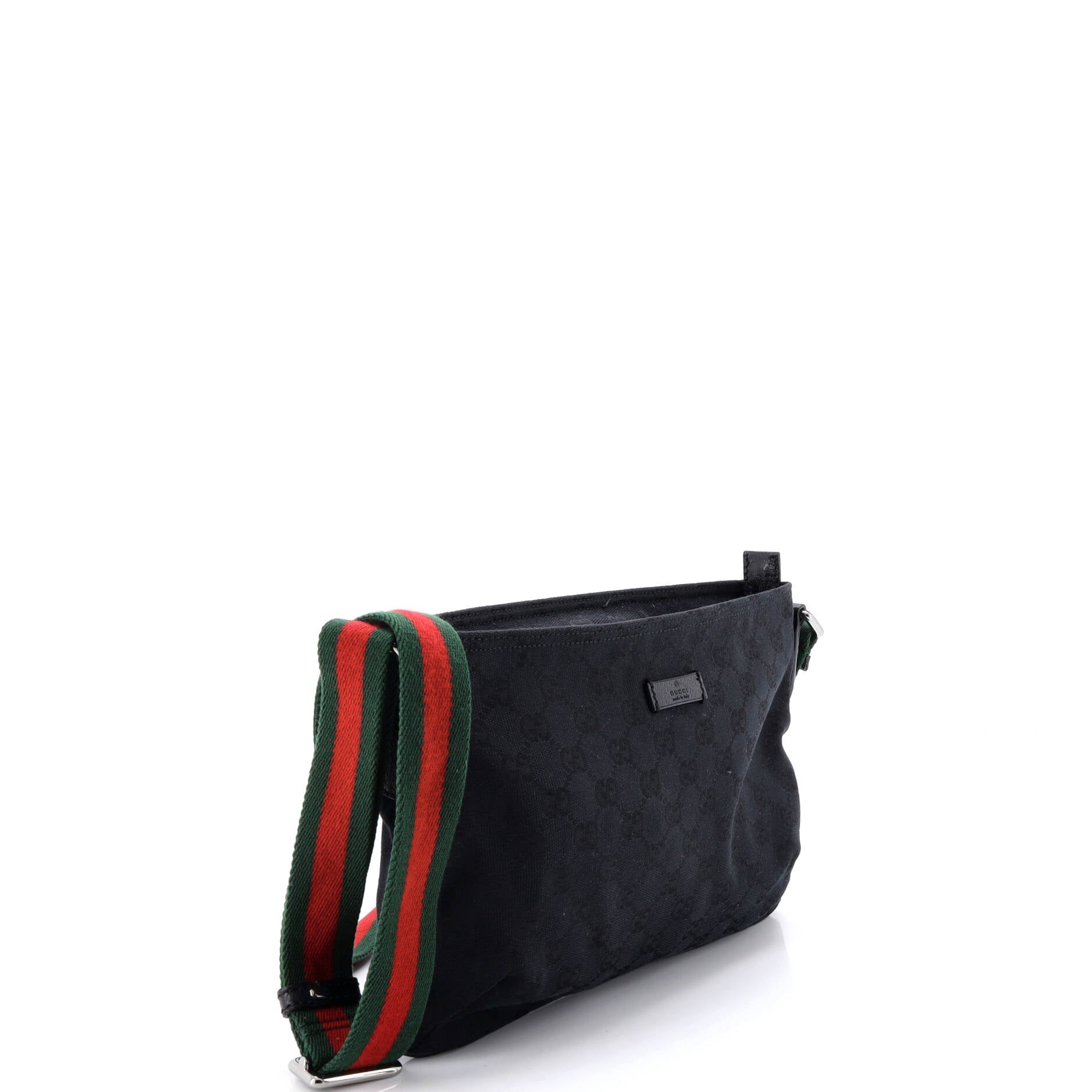 Web Strap Messenger Bag GG Canvas Small