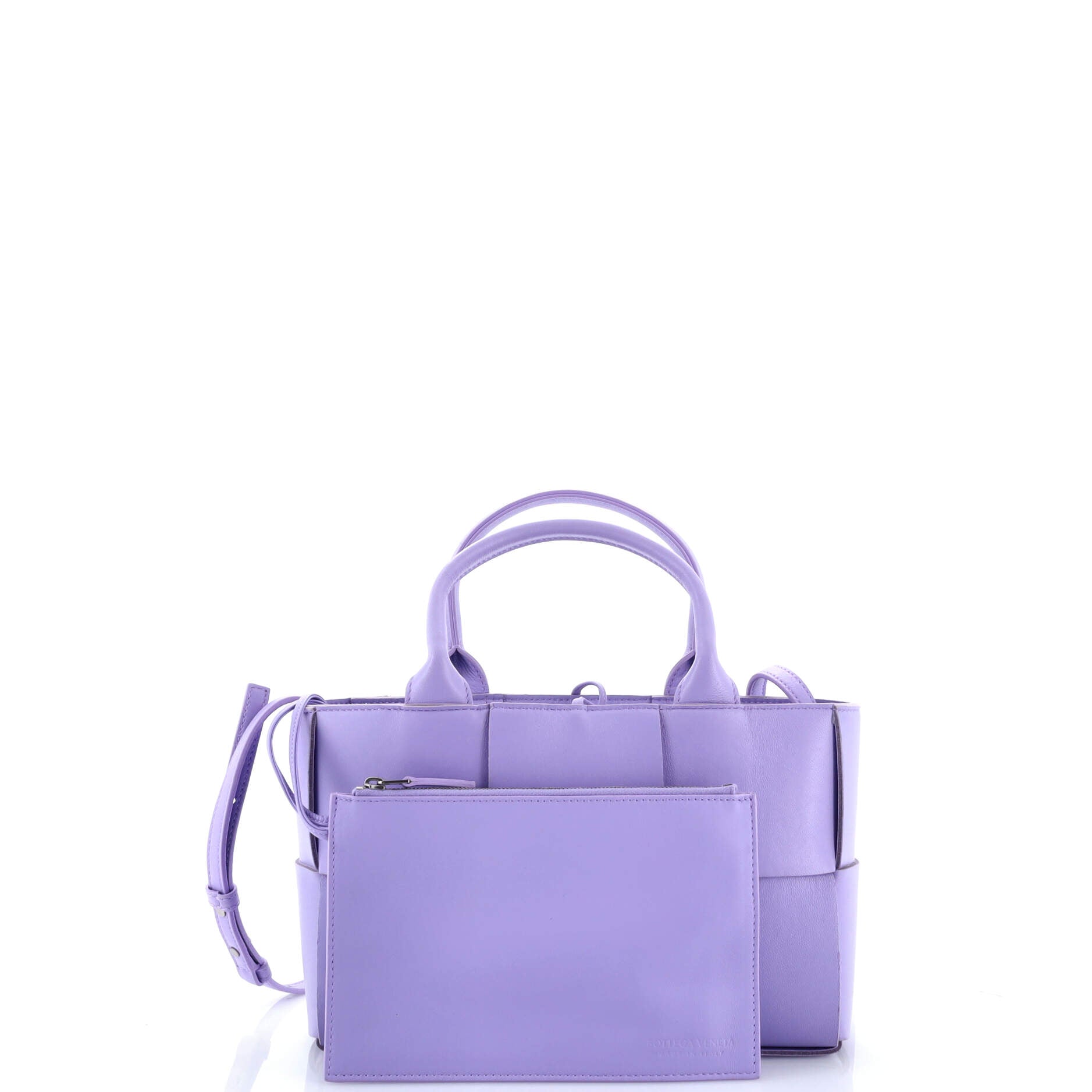 Arco Tote Maxi Intrecciato Leather Mini