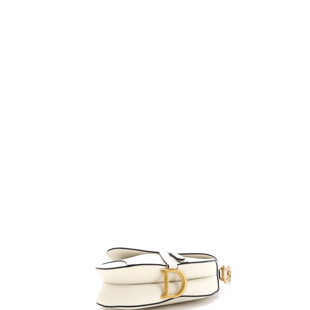 Saddle Handbag with Strap Leather Medium