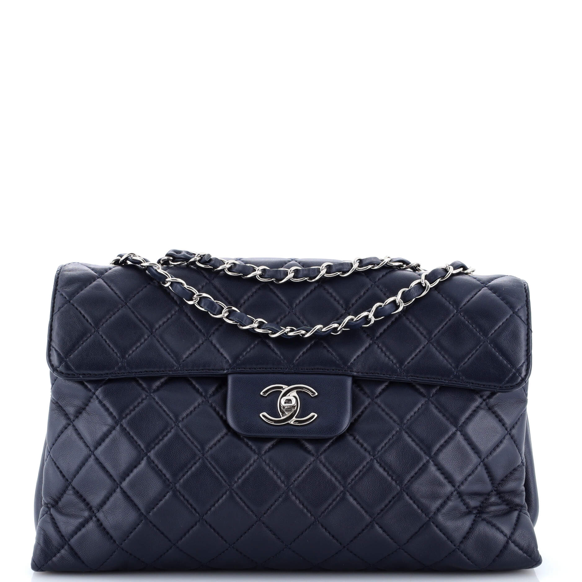 Classic Soft Flap Bag Quilted Lambskin Jumbo