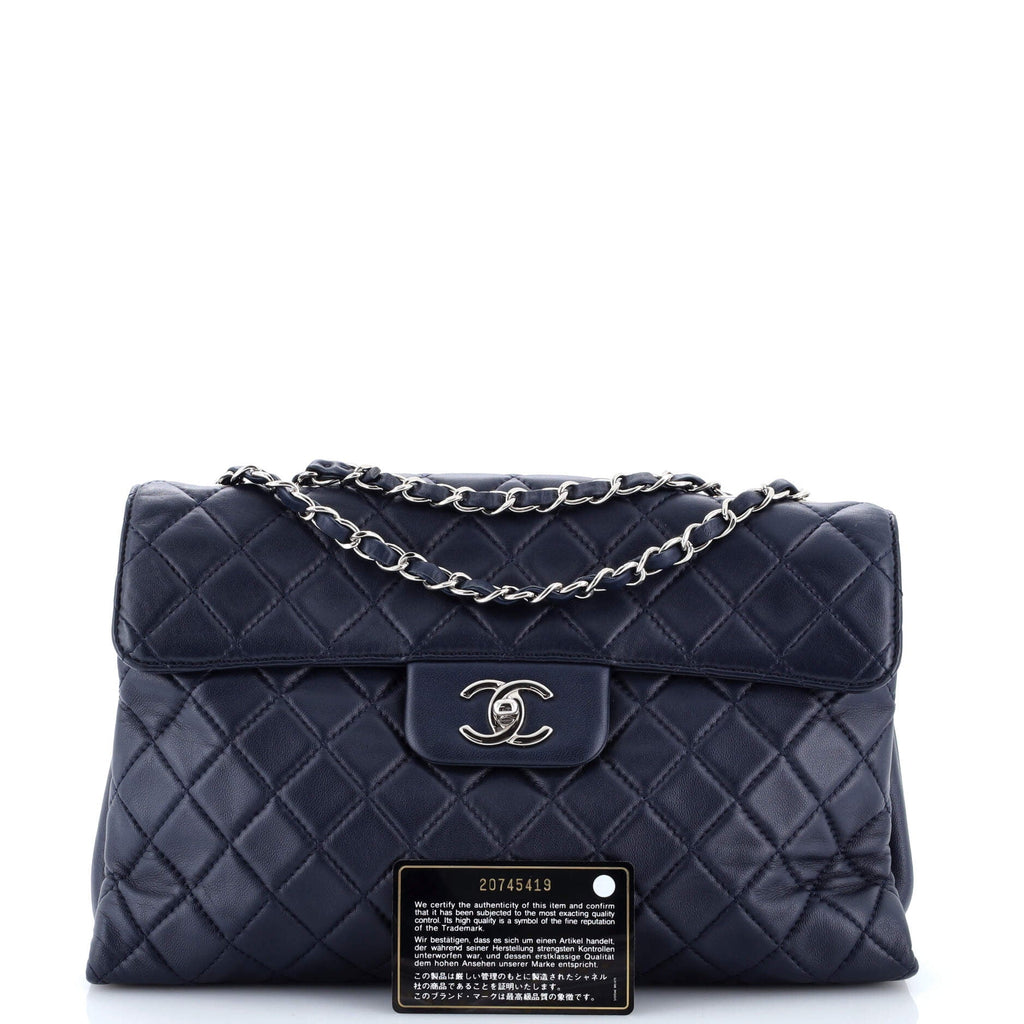 Classic Soft Flap Bag Quilted Lambskin Jumbo