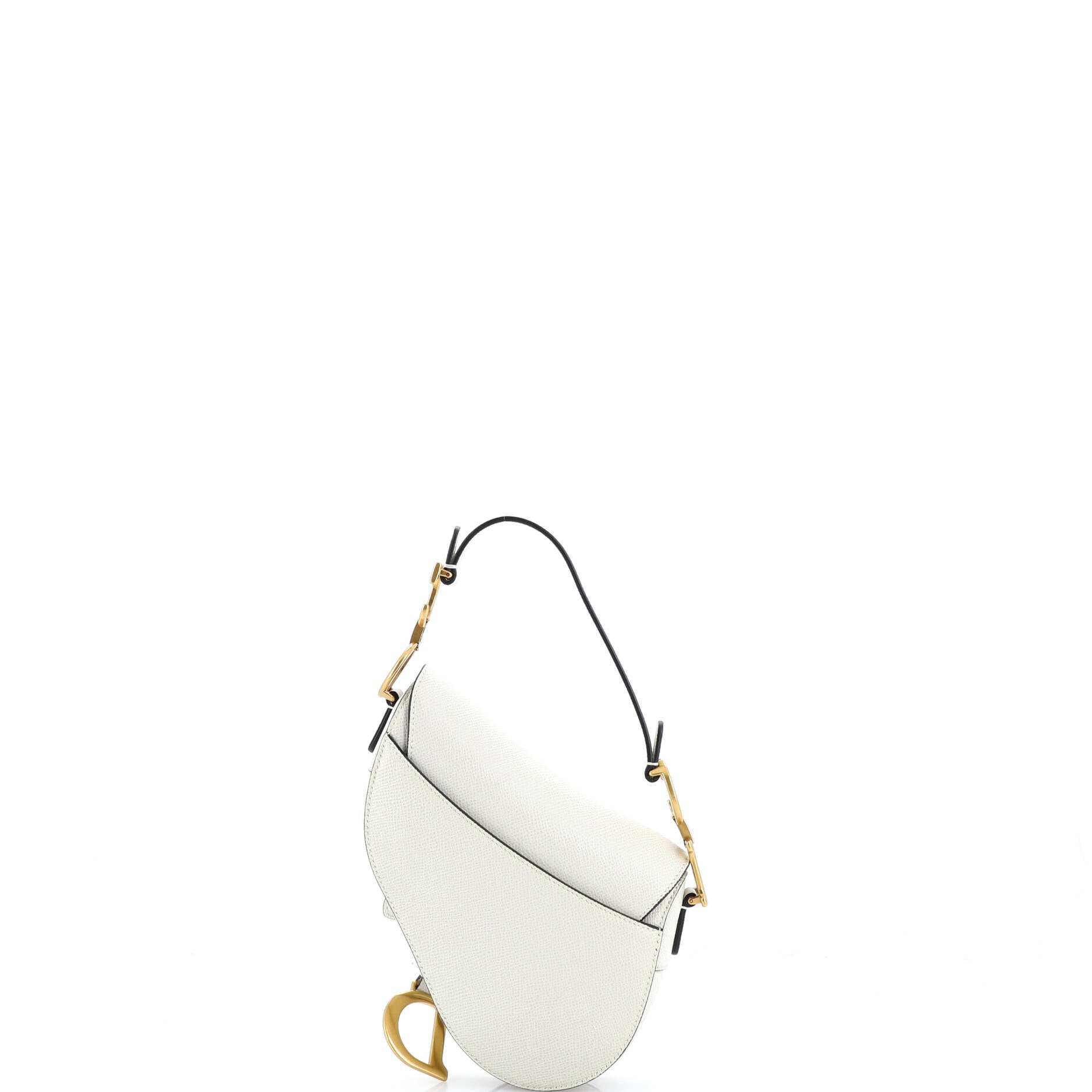 Saddle Handbag Leather Mini