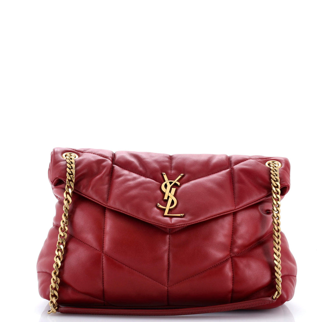 Loulou Puffer Shoulder Bag Quilted Leather Medium