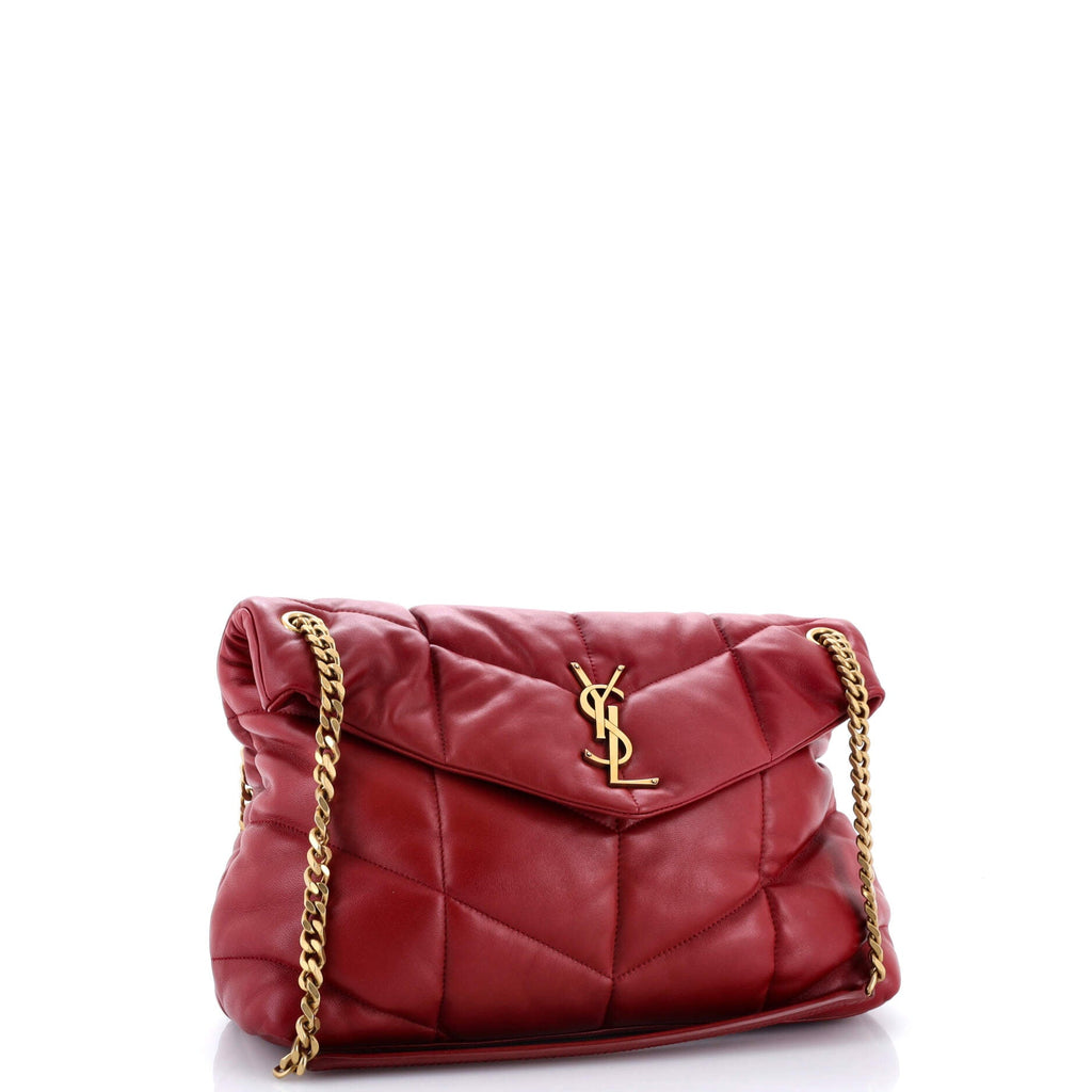 Loulou Puffer Shoulder Bag Quilted Leather Medium