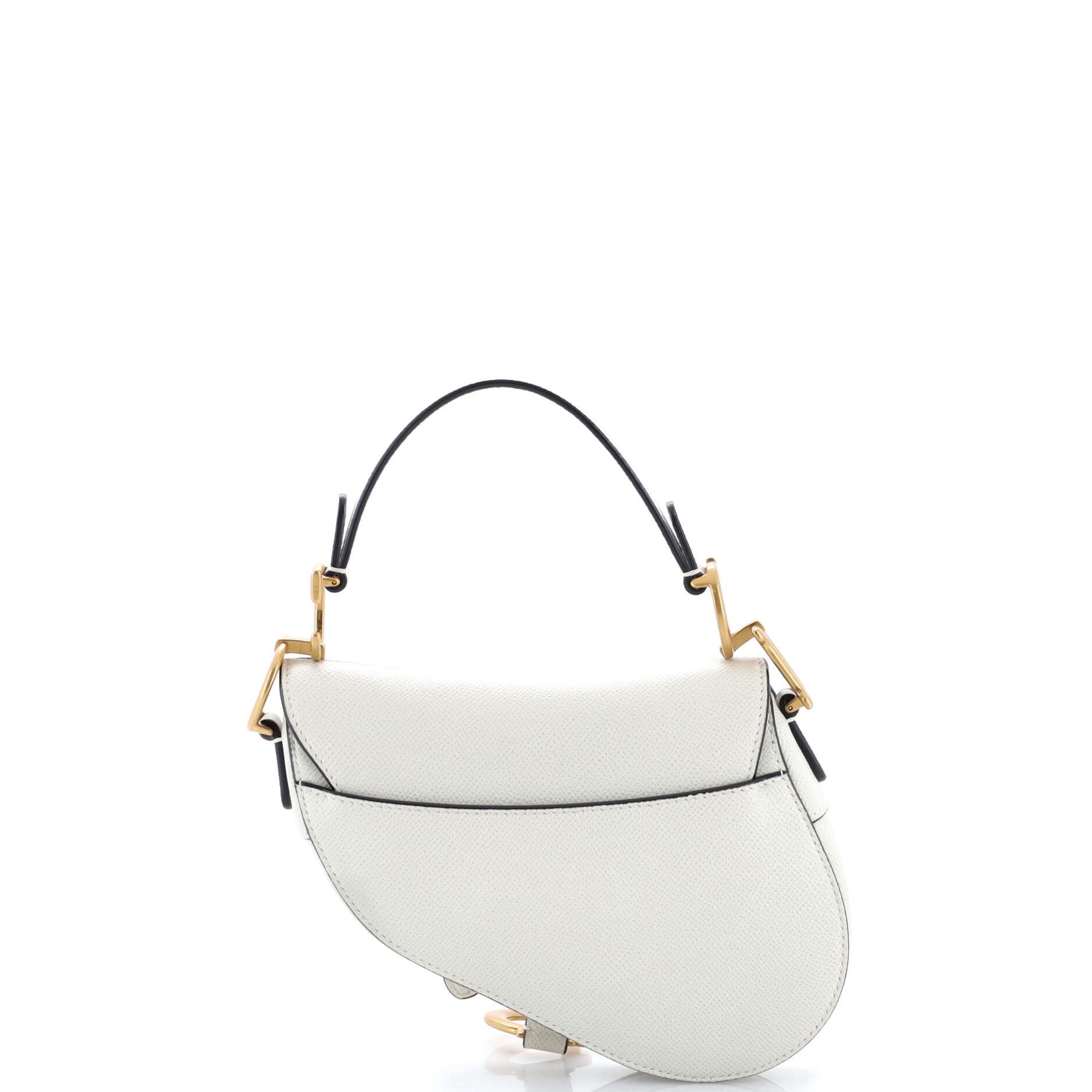 Saddle Handbag Leather Mini
