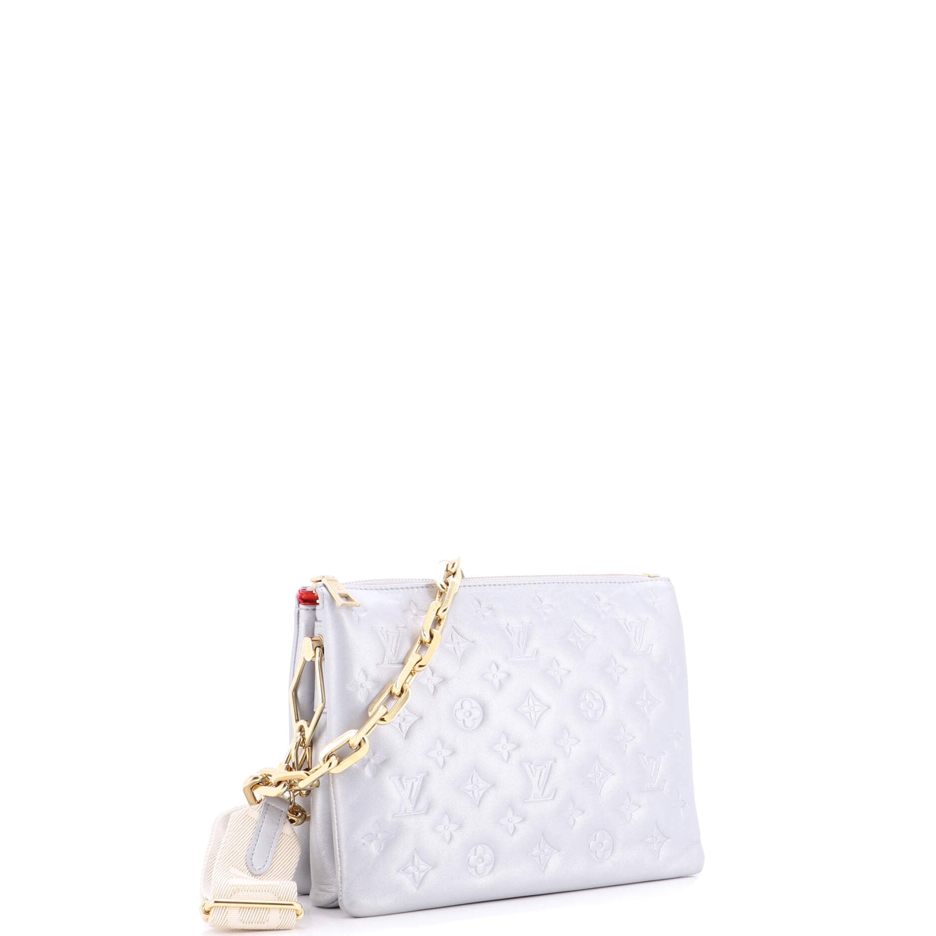 Coussin Bag Monogram Embossed Lambskin PM