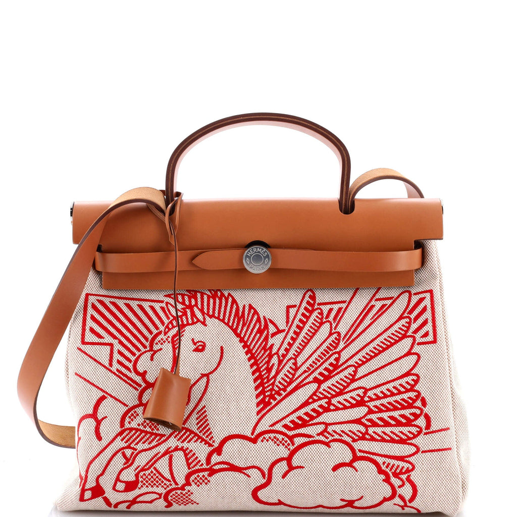 Herbag Zip Pegase Pop Toile and Leather 31