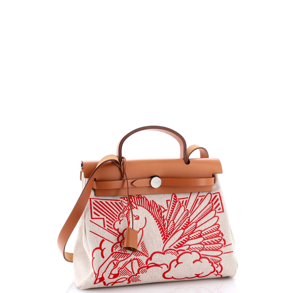 Herbag Zip Pegase Pop Toile and Leather 31