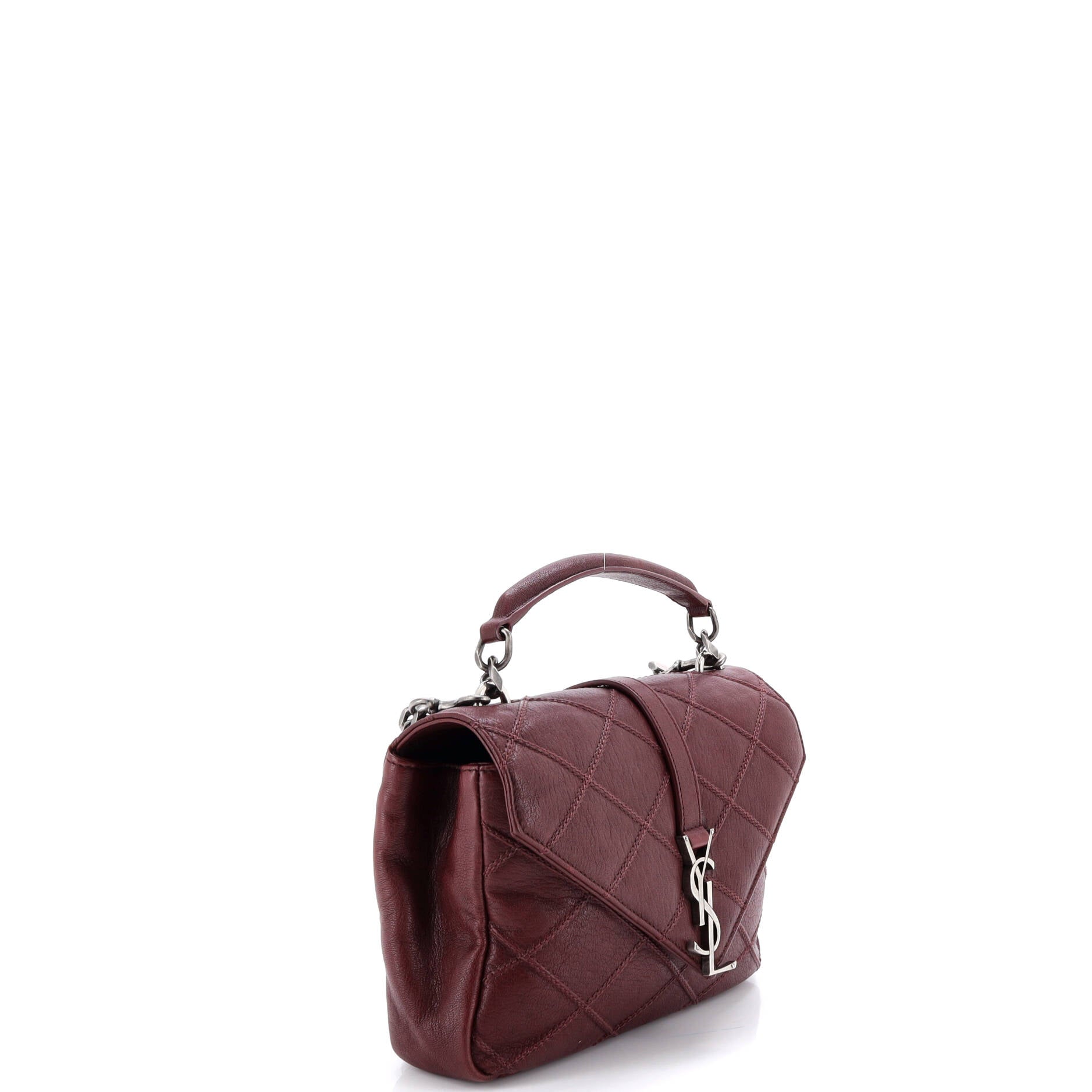 Classic Monogram College Bag Quilted Leather Medium
