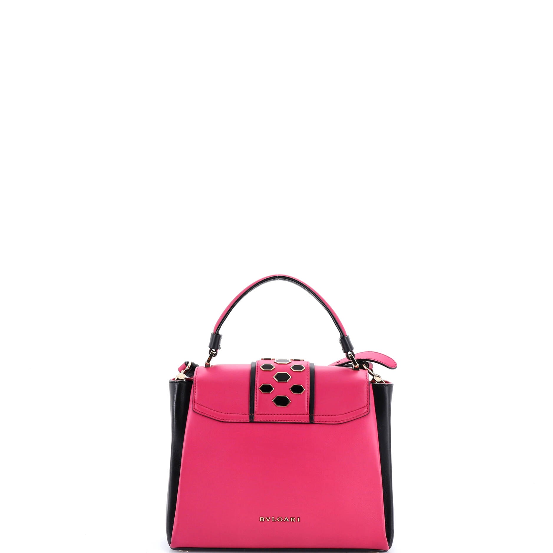 Serpenti Viper Top Handle Bag Leather Small