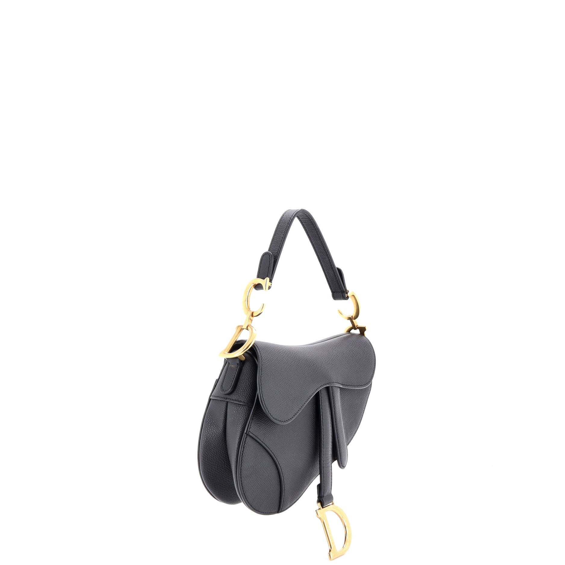 Saddle Handbag Leather Mini