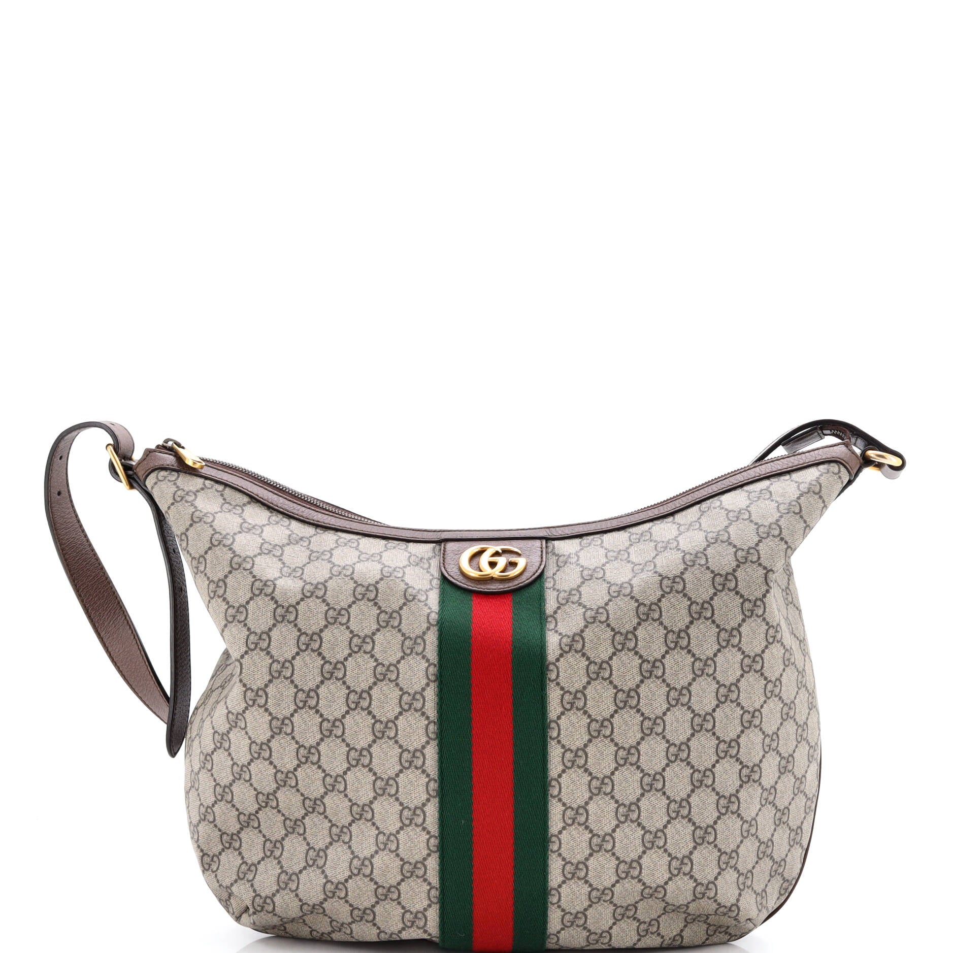 Ophidia Half Moon Hobo GG Coated Canvas Large