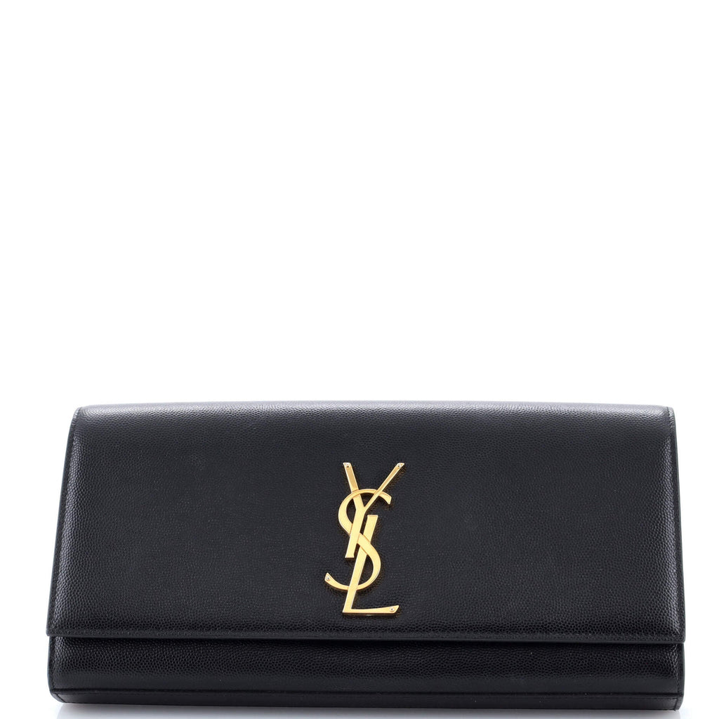 Classic Monogram Clutch Leather Long