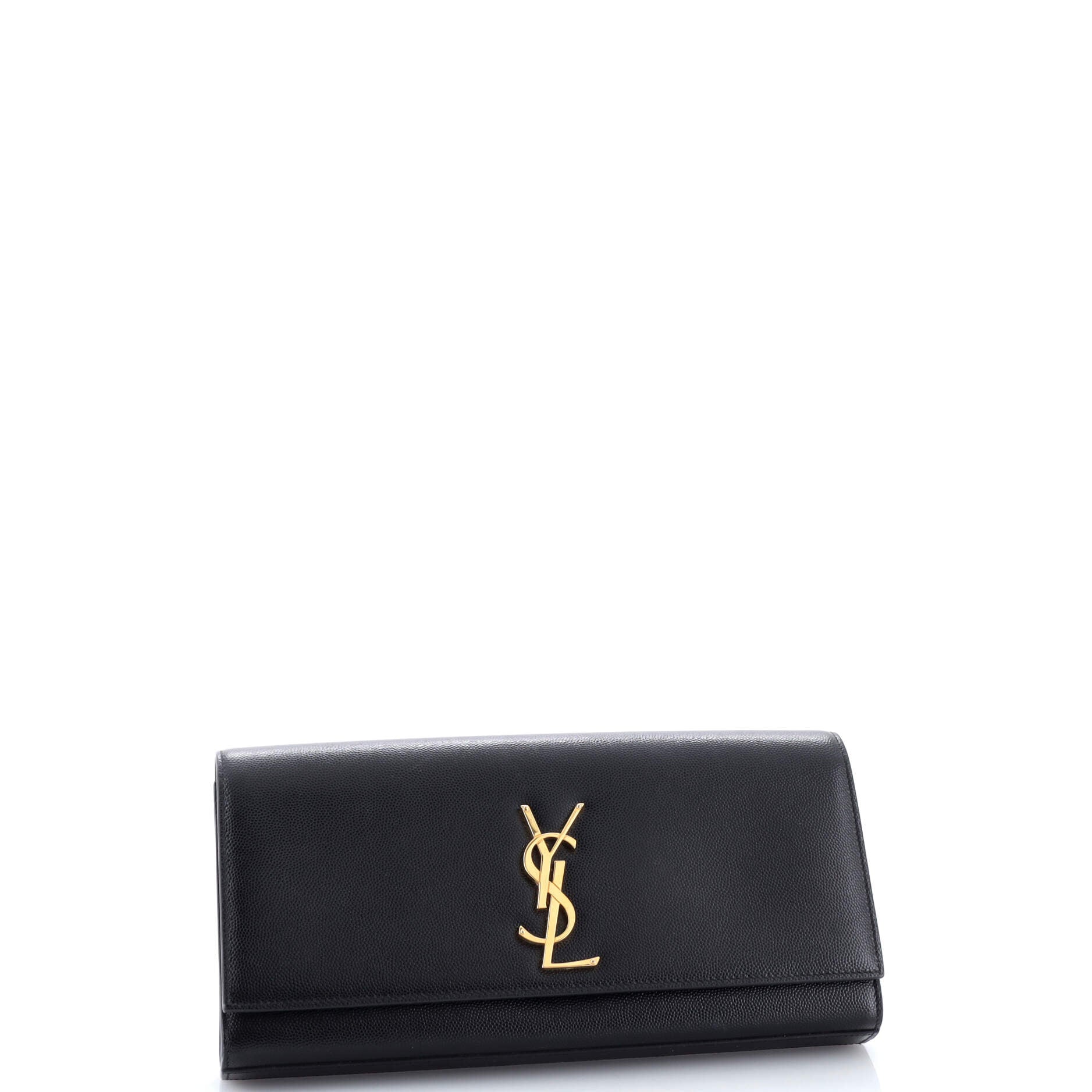 Classic Monogram Clutch Leather Long