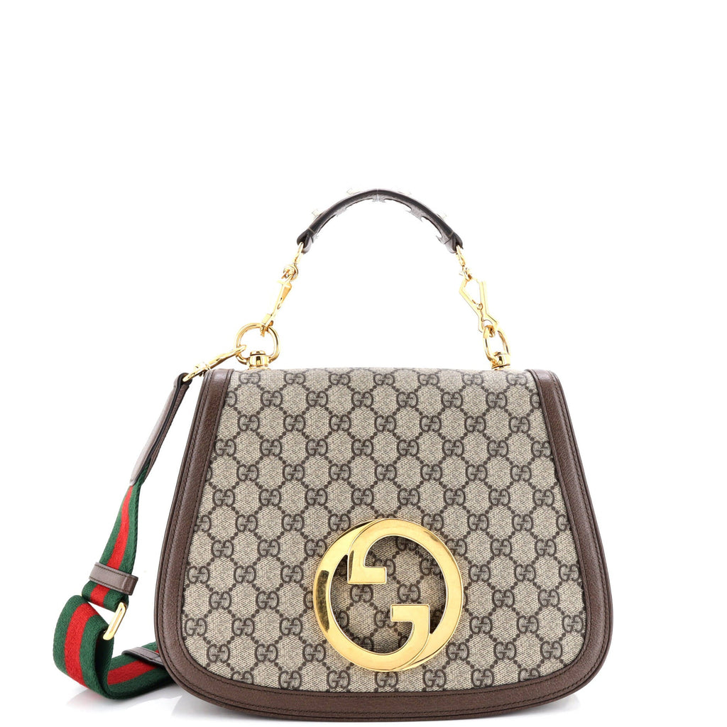 Blondie NM Top Handle Bag GG Coated Canvas Medium