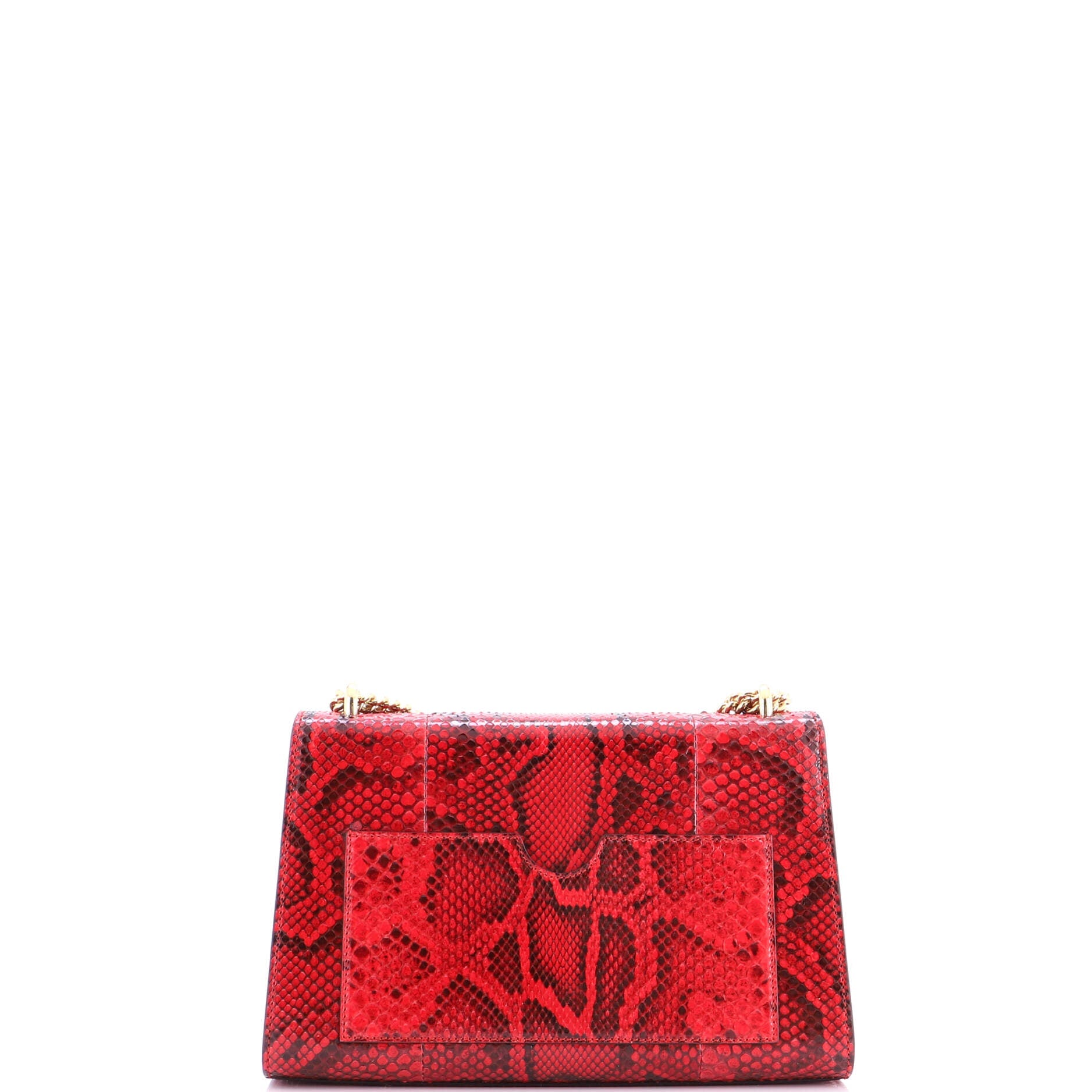 Padlock Shoulder Bag Python Medium