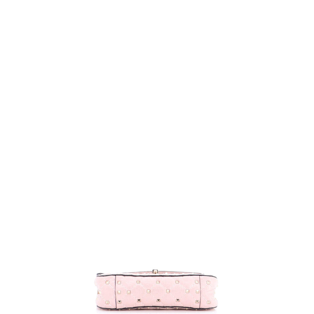 Rockstud Spike Flap Bag Quilted Leather Small