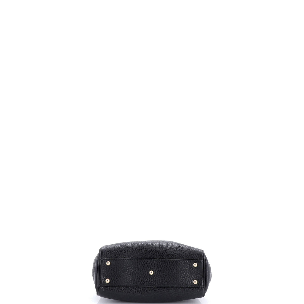 Bamboo Shopper Tote Leather Mini
