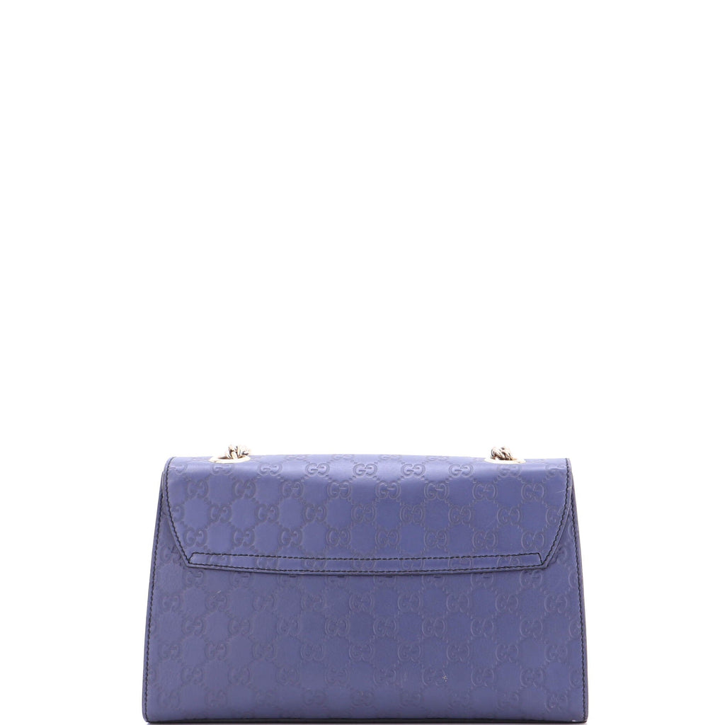 Emily Chain Flap Bag Guccissima Leather Medium