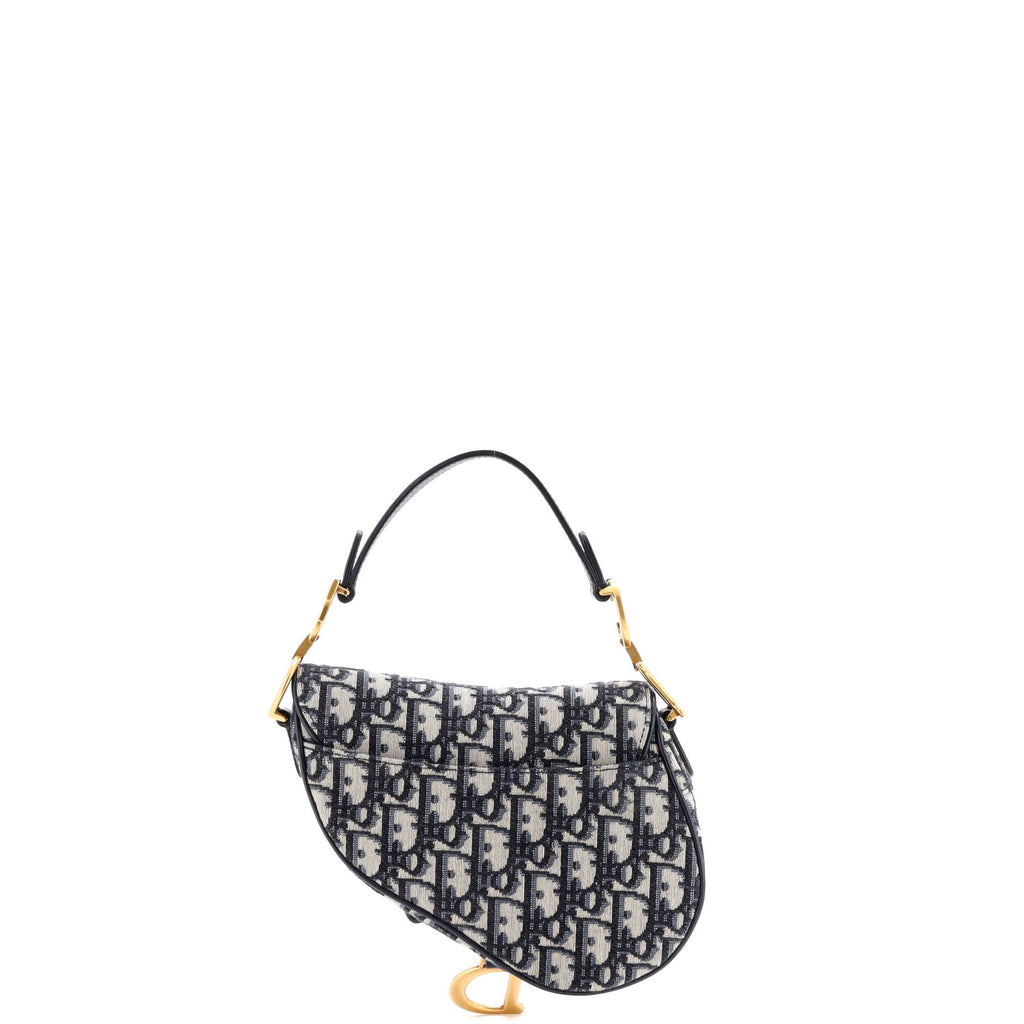 Saddle Handbag Oblique Canvas Mini