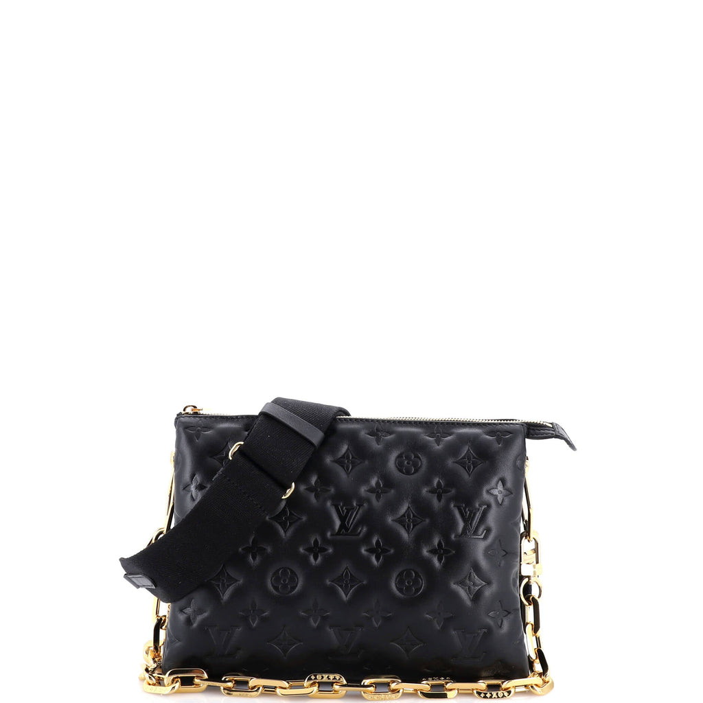 Coussin Bag Monogram Embossed Lambskin PM