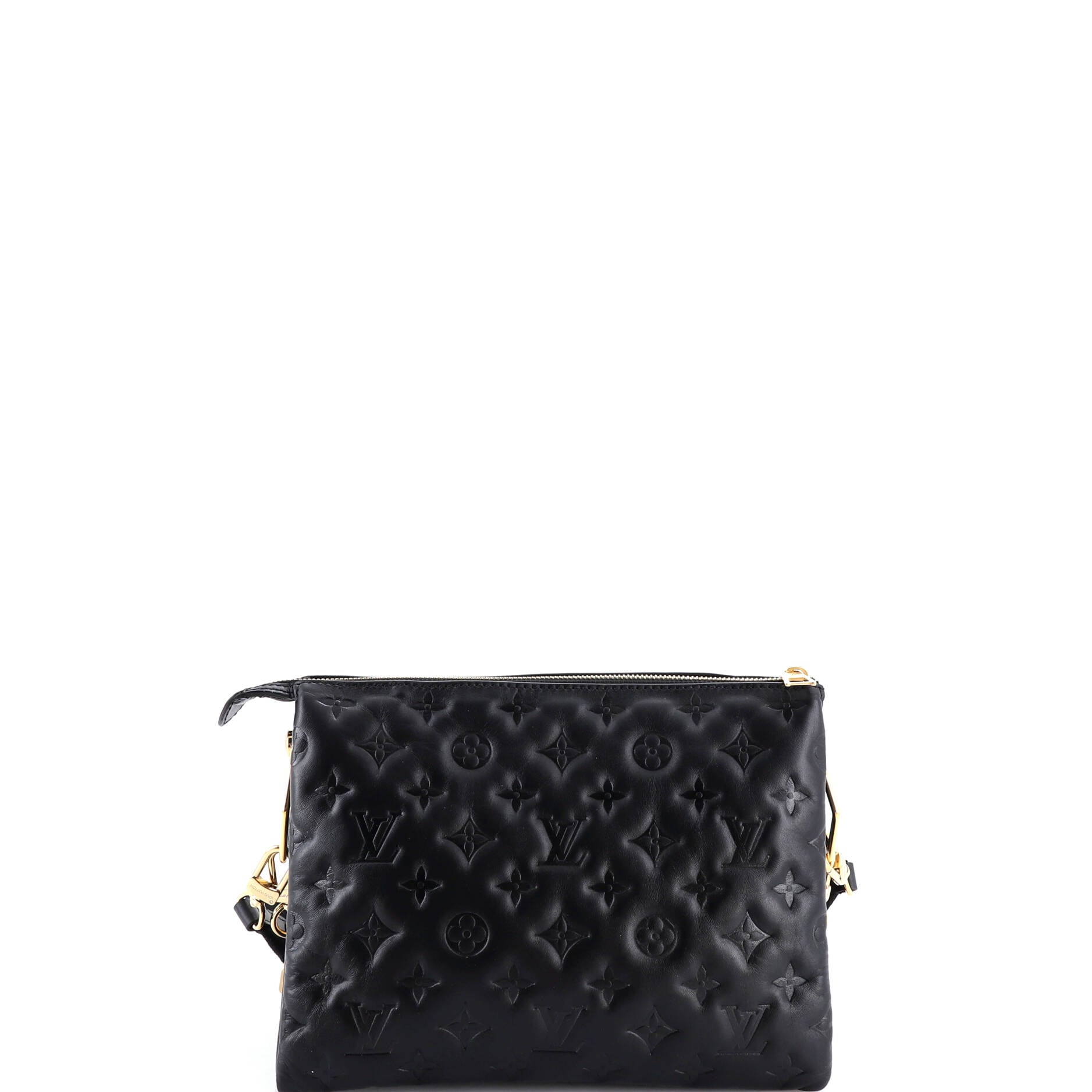 Coussin Bag Monogram Embossed Lambskin PM