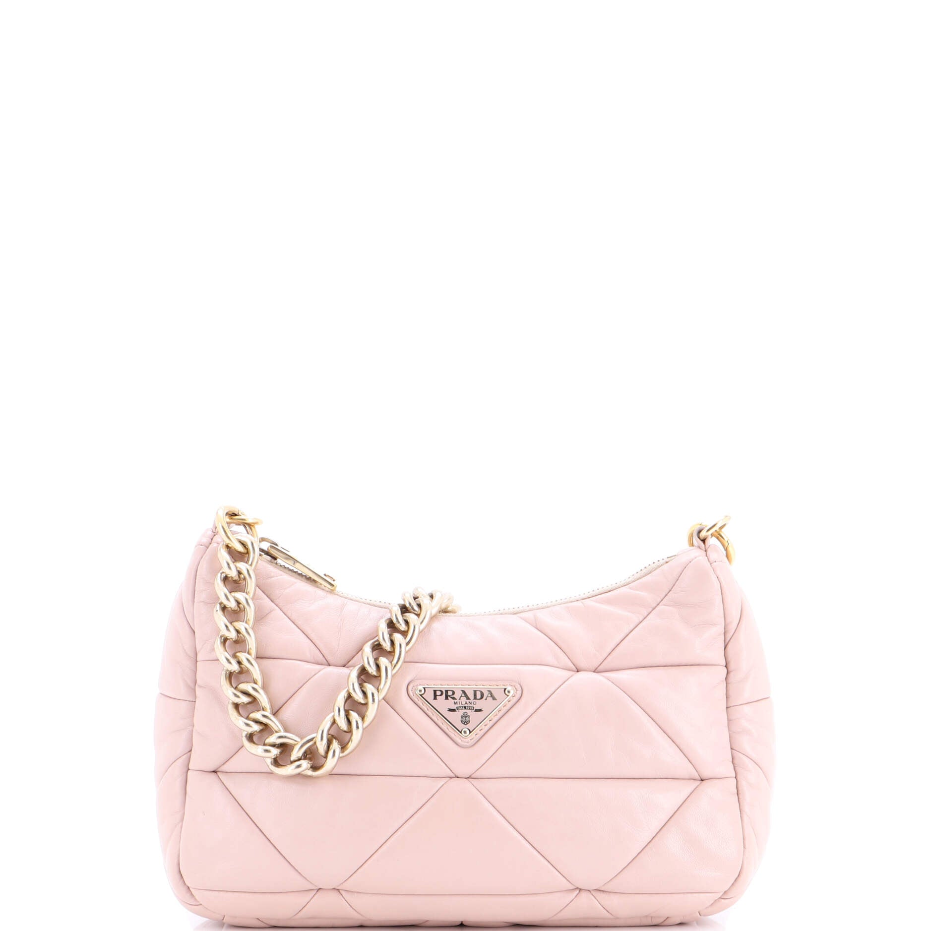 System Re-Edition Shoulder Bag Quilted Nappa Leather Small