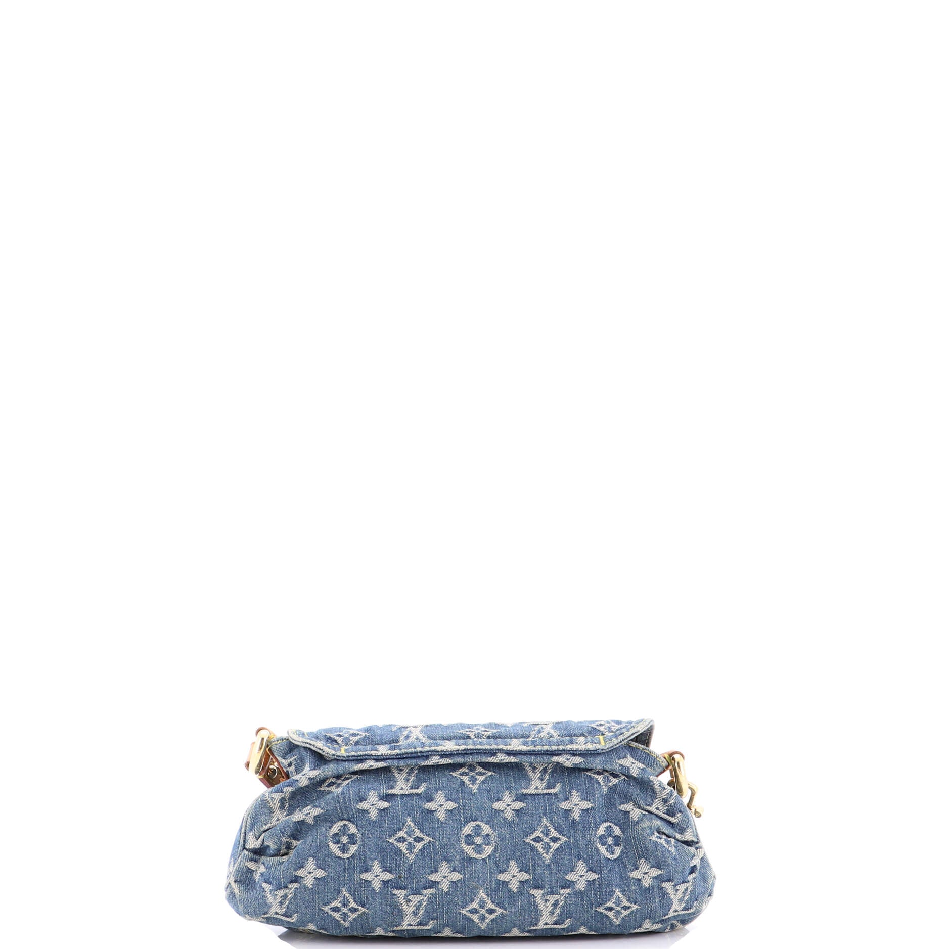 Pleaty Handbag Denim Mini