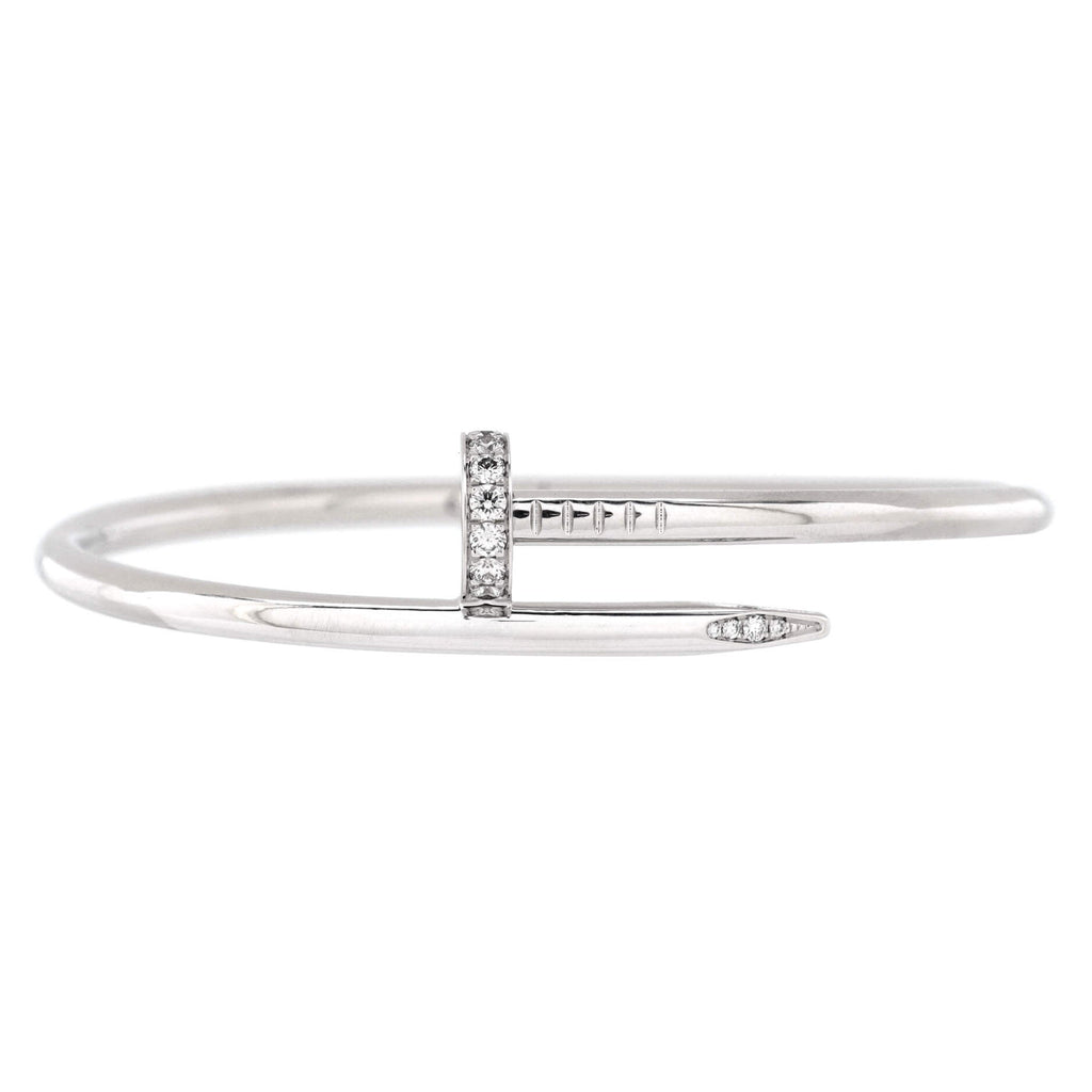 Juste un Clou Bracelet 18K White Gold with Diamonds Classic