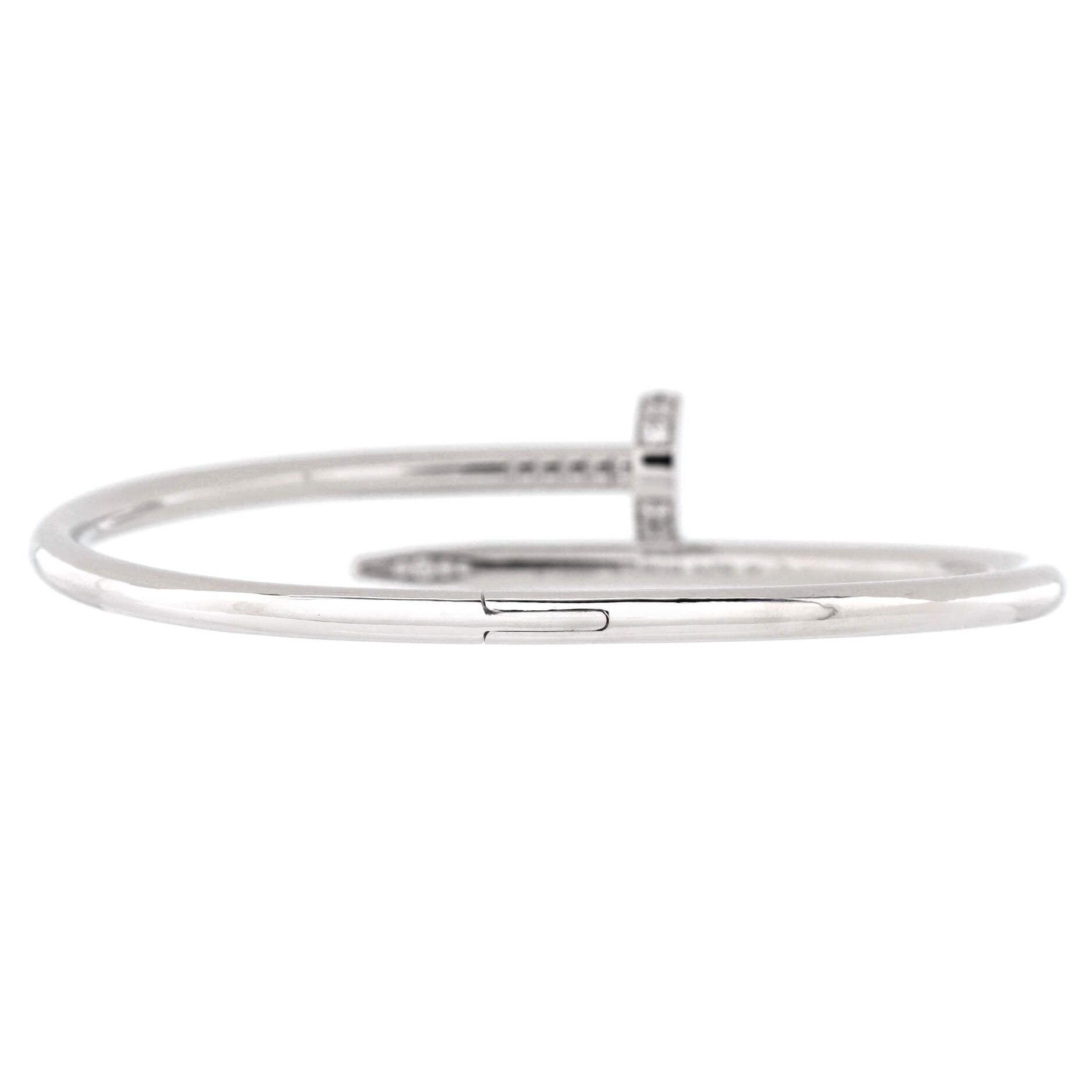 Juste un Clou Bracelet 18K White Gold with Diamonds Classic