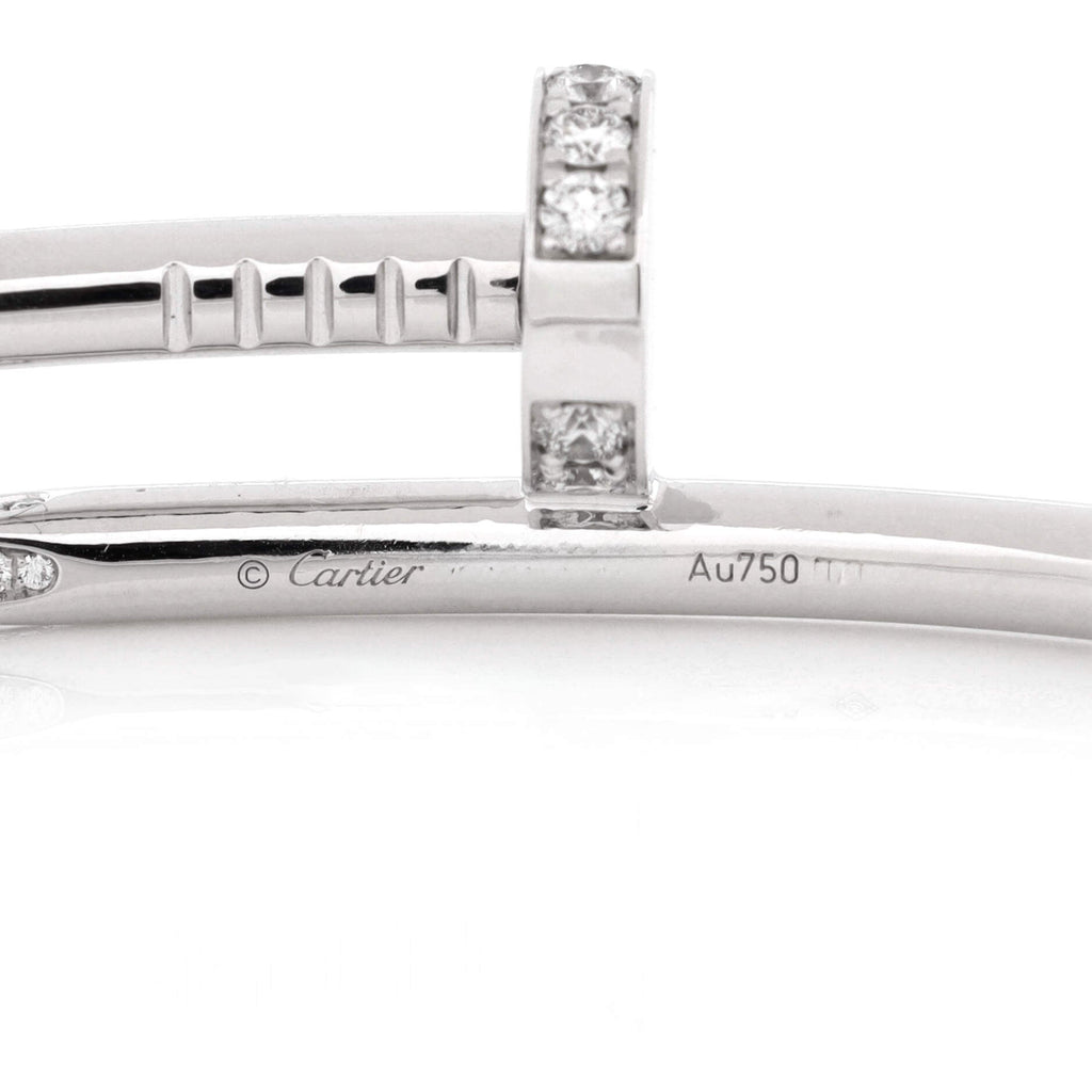 Juste un Clou Bracelet 18K White Gold with Diamonds Classic