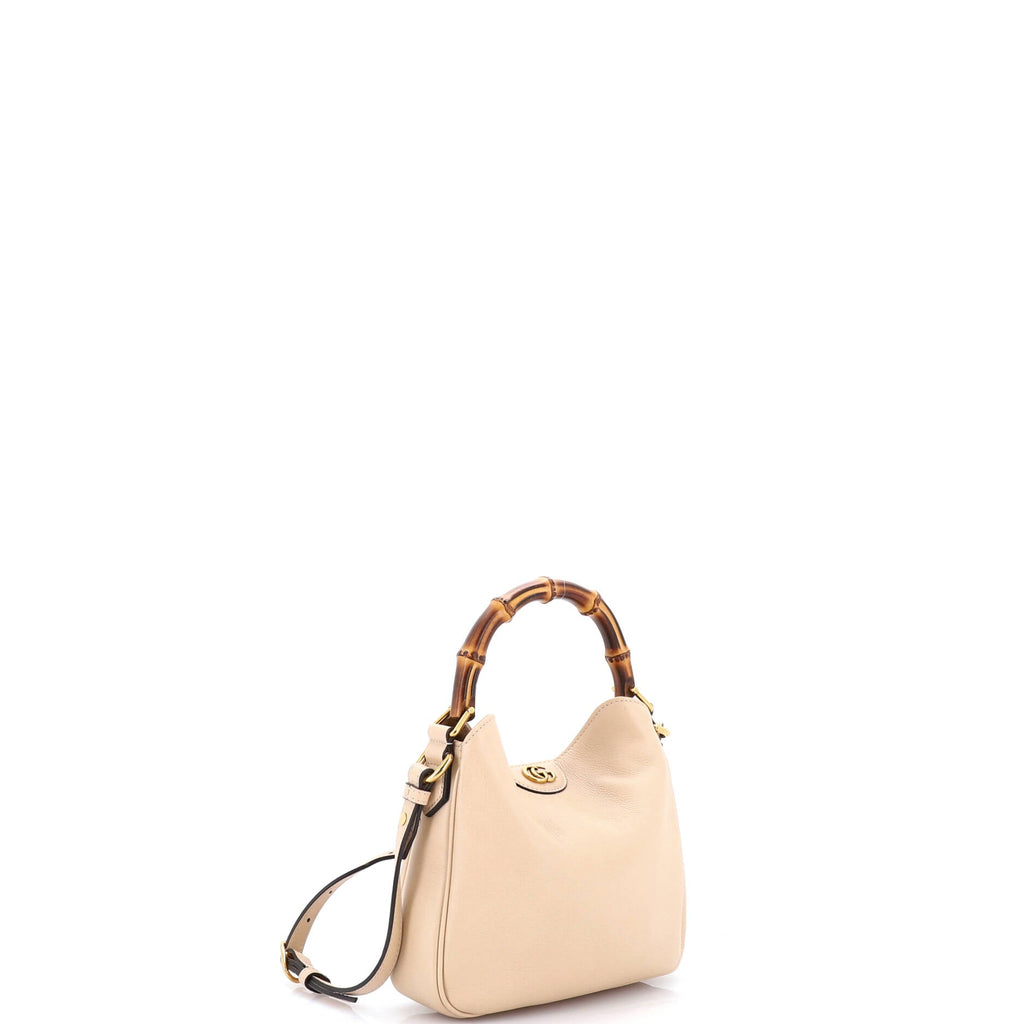 Diana NM Bamboo Shoulder Bag Leather Small