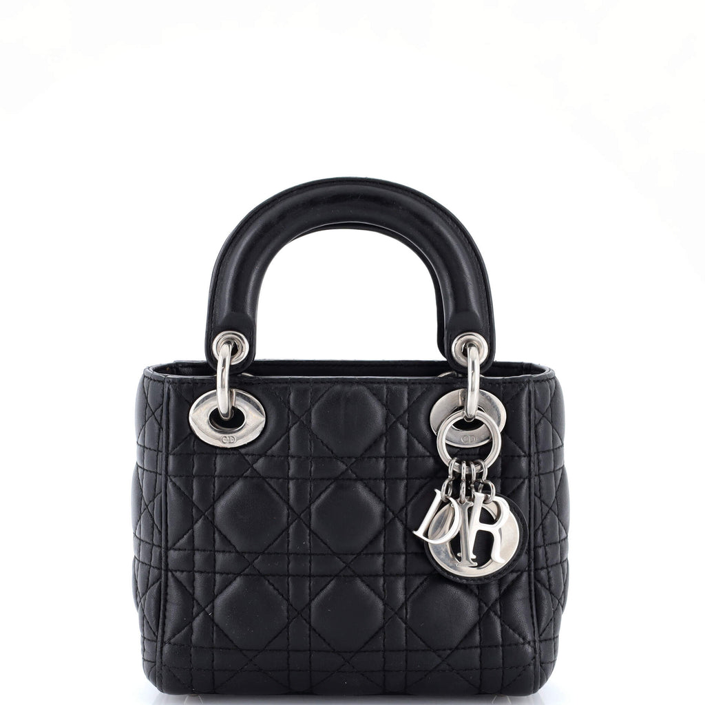 Lady Dior Bag Cannage Quilt Lambskin Mini