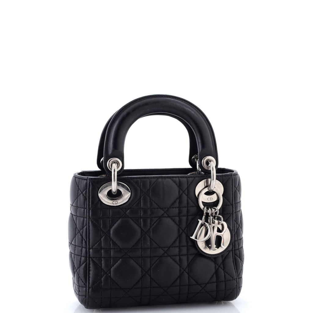 Lady Dior Bag Cannage Quilt Lambskin Mini