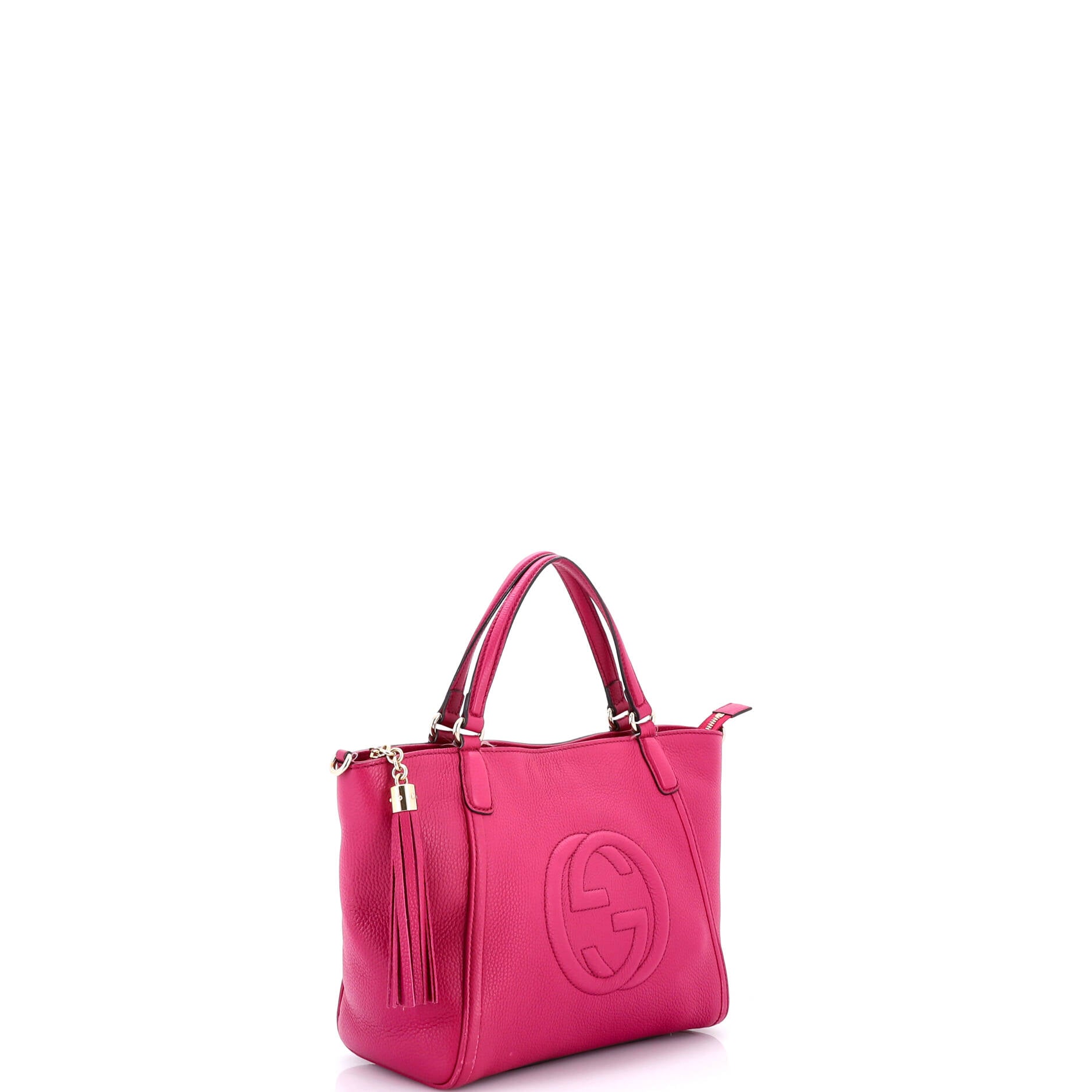 Soho Convertible Top Handle Bag Leather Small