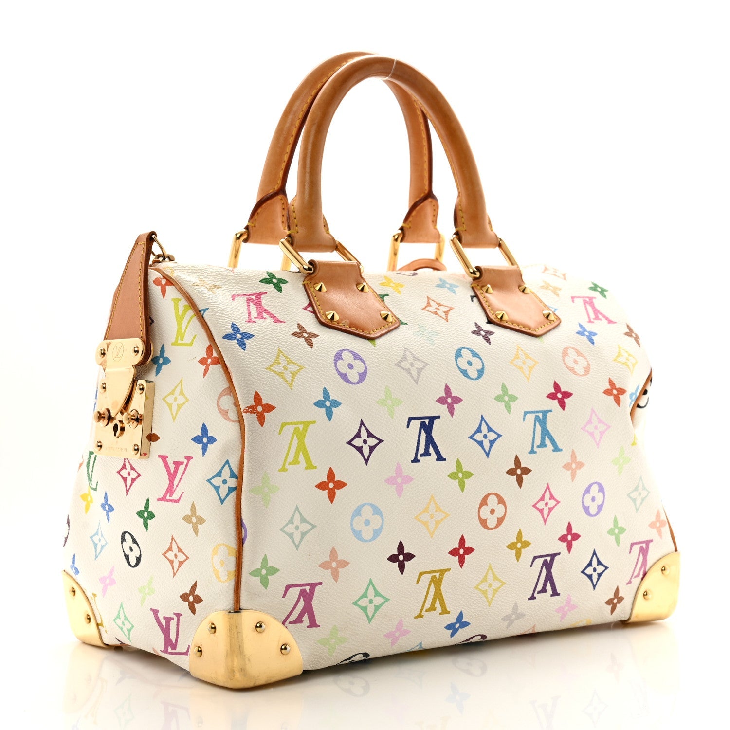 Monogram Multicolor Speedy 30 White