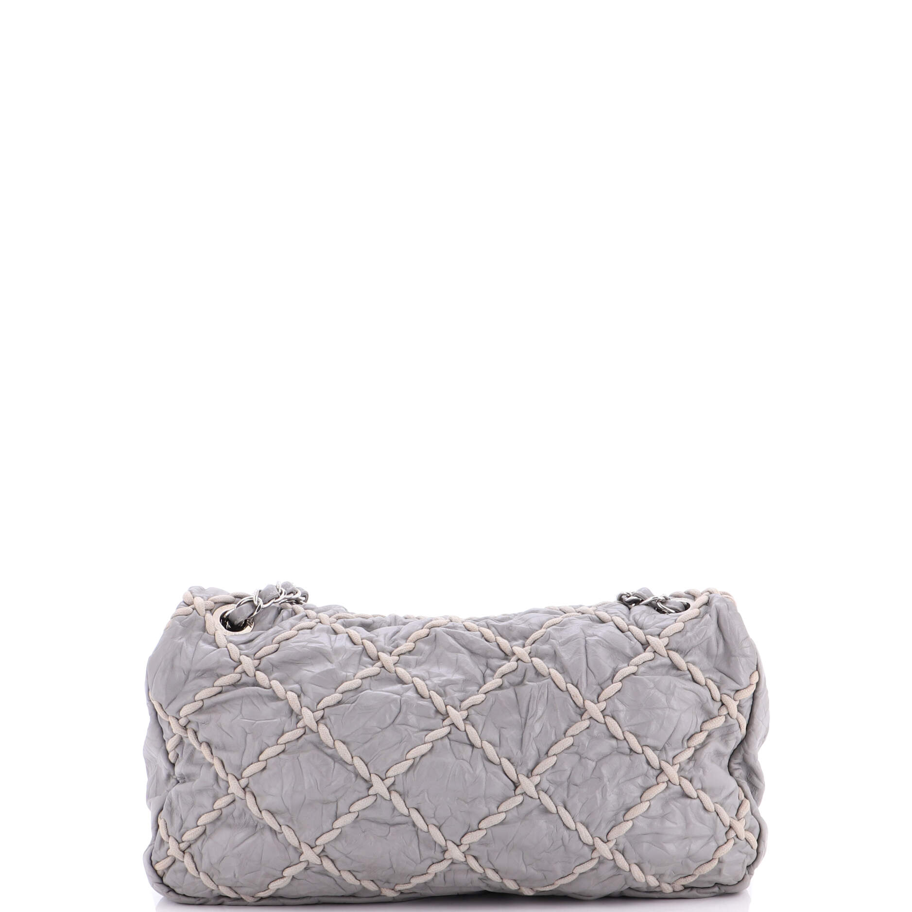 Ultra Stitch Flap Bag Quilted Calfskin Jumbo