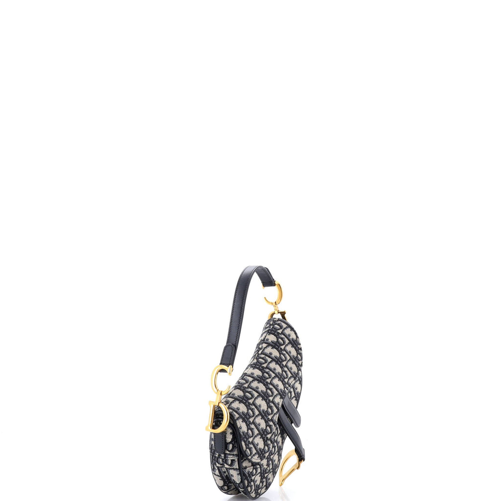 Saddle Handbag Oblique Canvas Mini