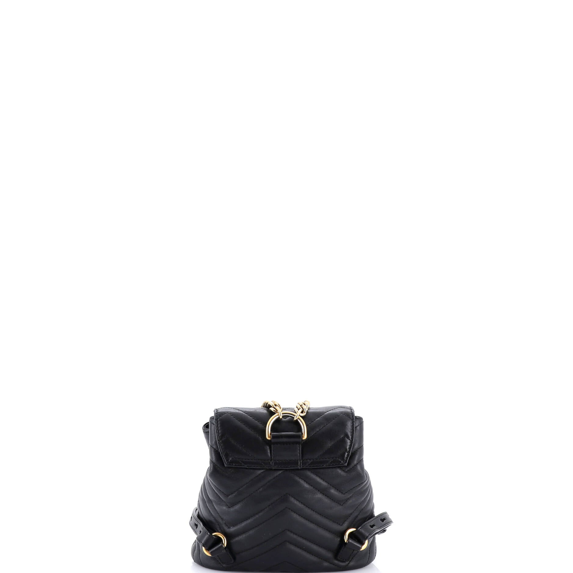 GG Marmont Drawstring Backpack Matelasse Leather Mini
