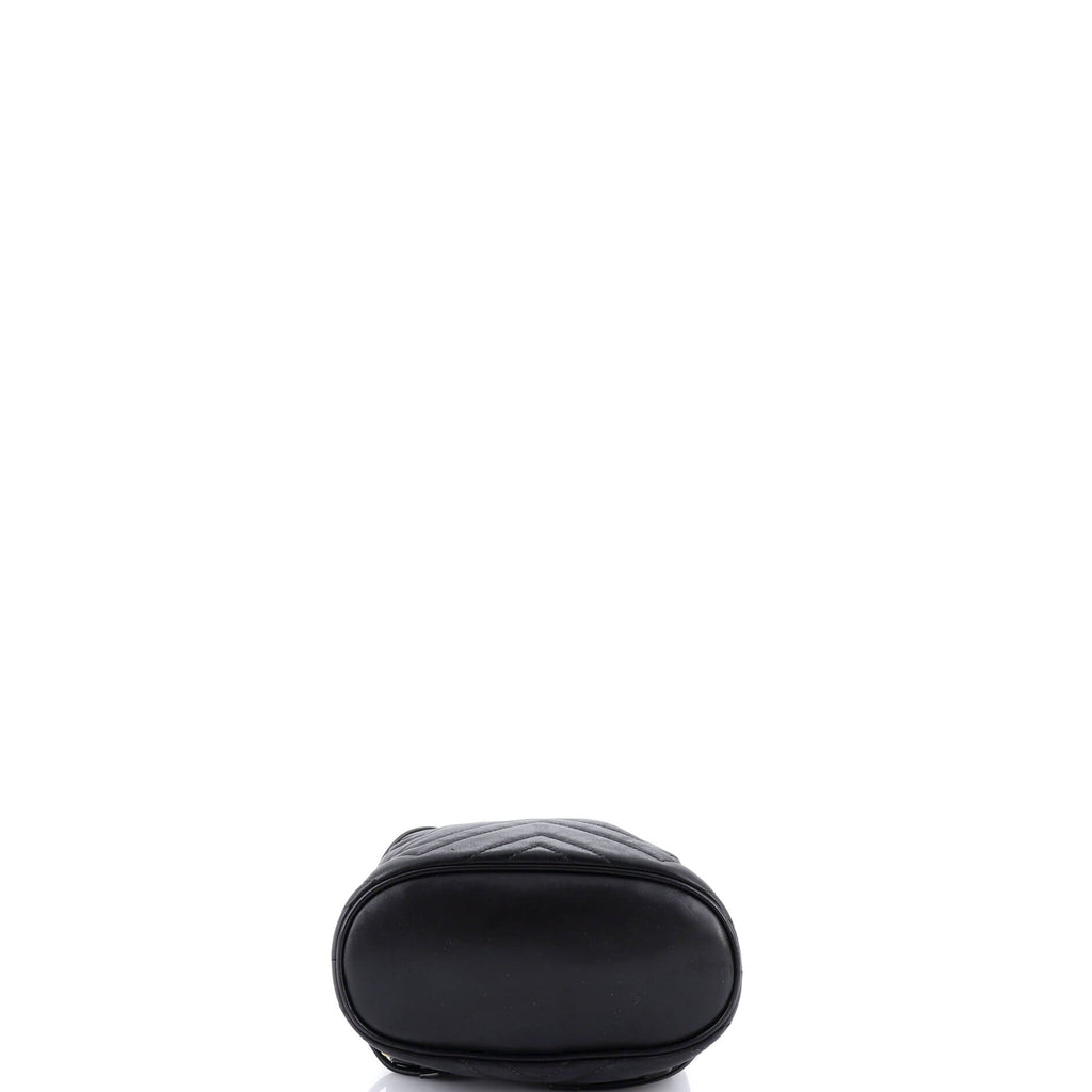 GG Marmont Drawstring Backpack Matelasse Leather Mini