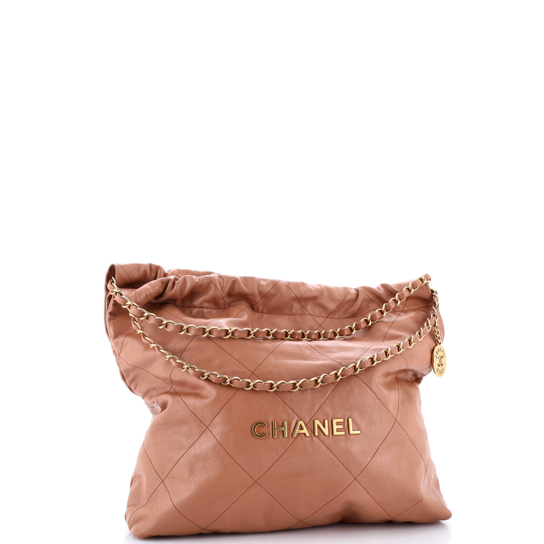 22 Chain Hobo Quilted Calfskin Medium